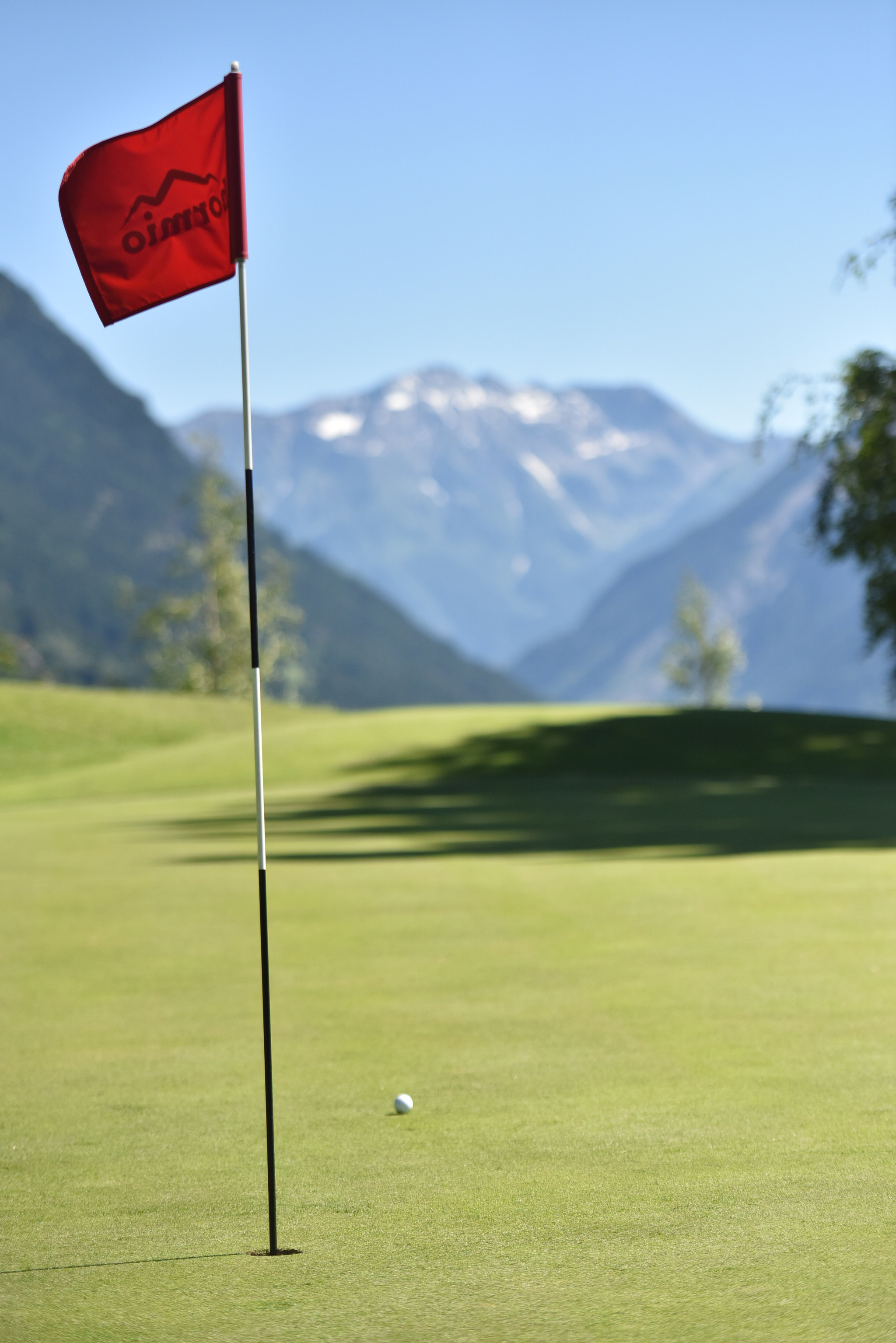 Sigma 70-200mm F2.8 EX DG Macro HSM II sample photo. Golf in the alps photography