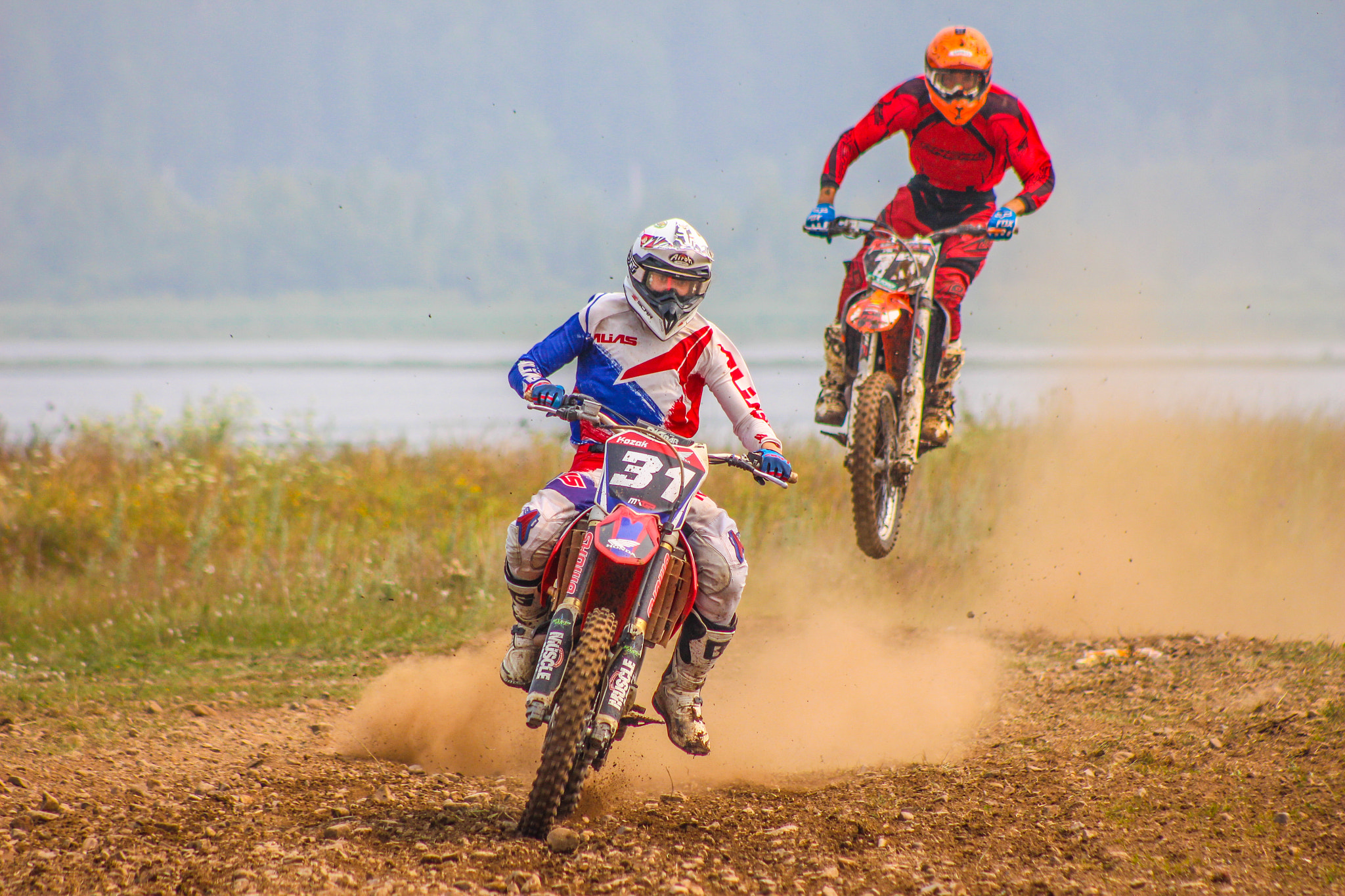 Canon EF 75-300mm f/4-5.6 USM sample photo. Мотокросс photography