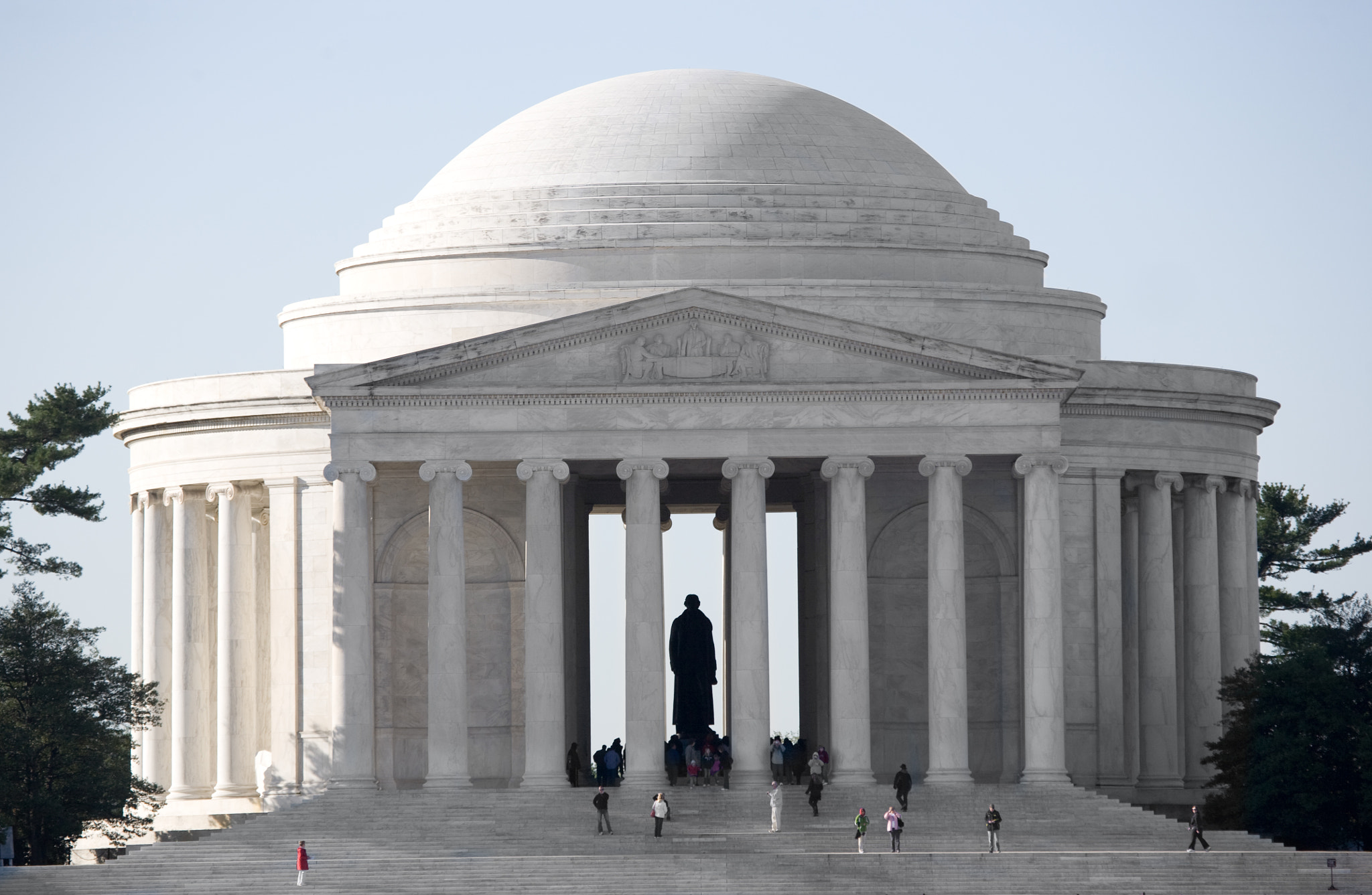 Canon EOS 5D + Canon EF 100-400mm F4.5-5.6L IS USM sample photo. Thomas jefferson memorial photography