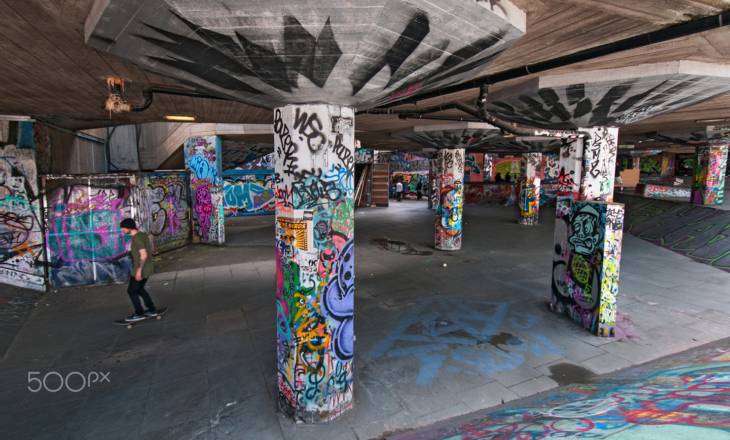 Nikon D300S sample photo. Southbank skatepark photography