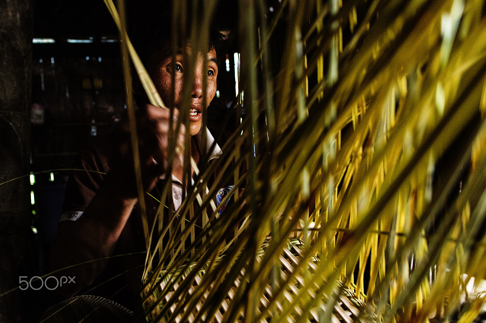 Nikon D4 + Nikon AF-S Nikkor 20mm F1.8G ED sample photo. Vietnam, about the traditional baskets photography