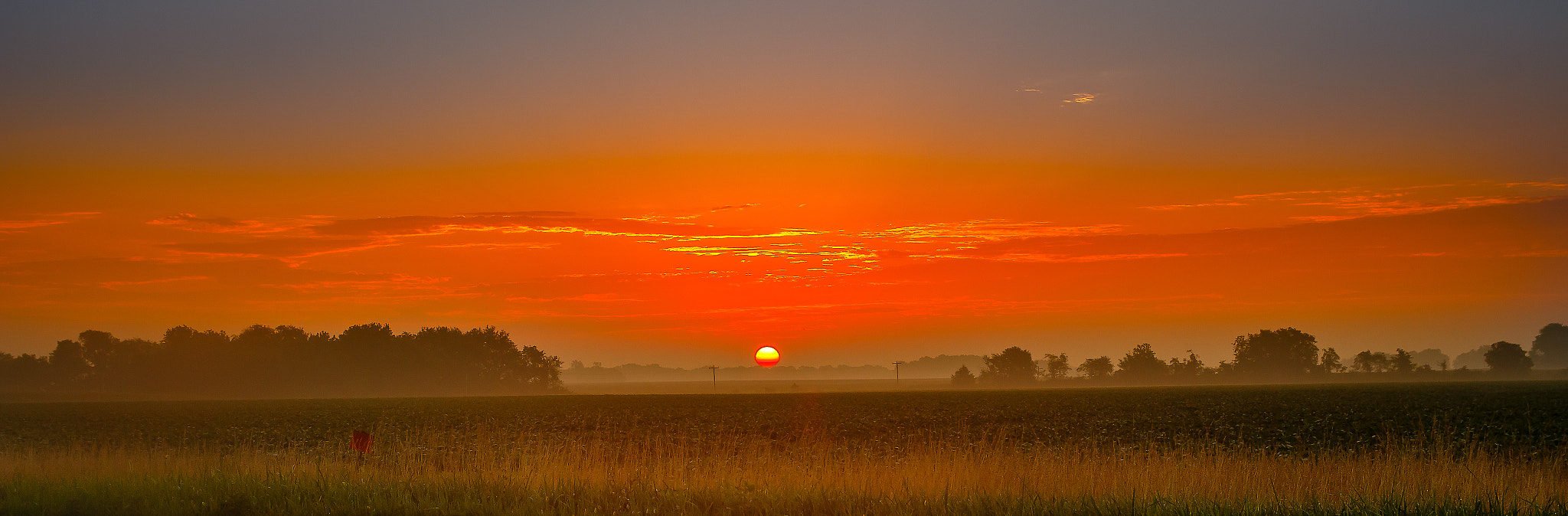 Canon EF-S 17-55mm F2.8 IS USM sample photo. Sunrise over the illinois plains photography