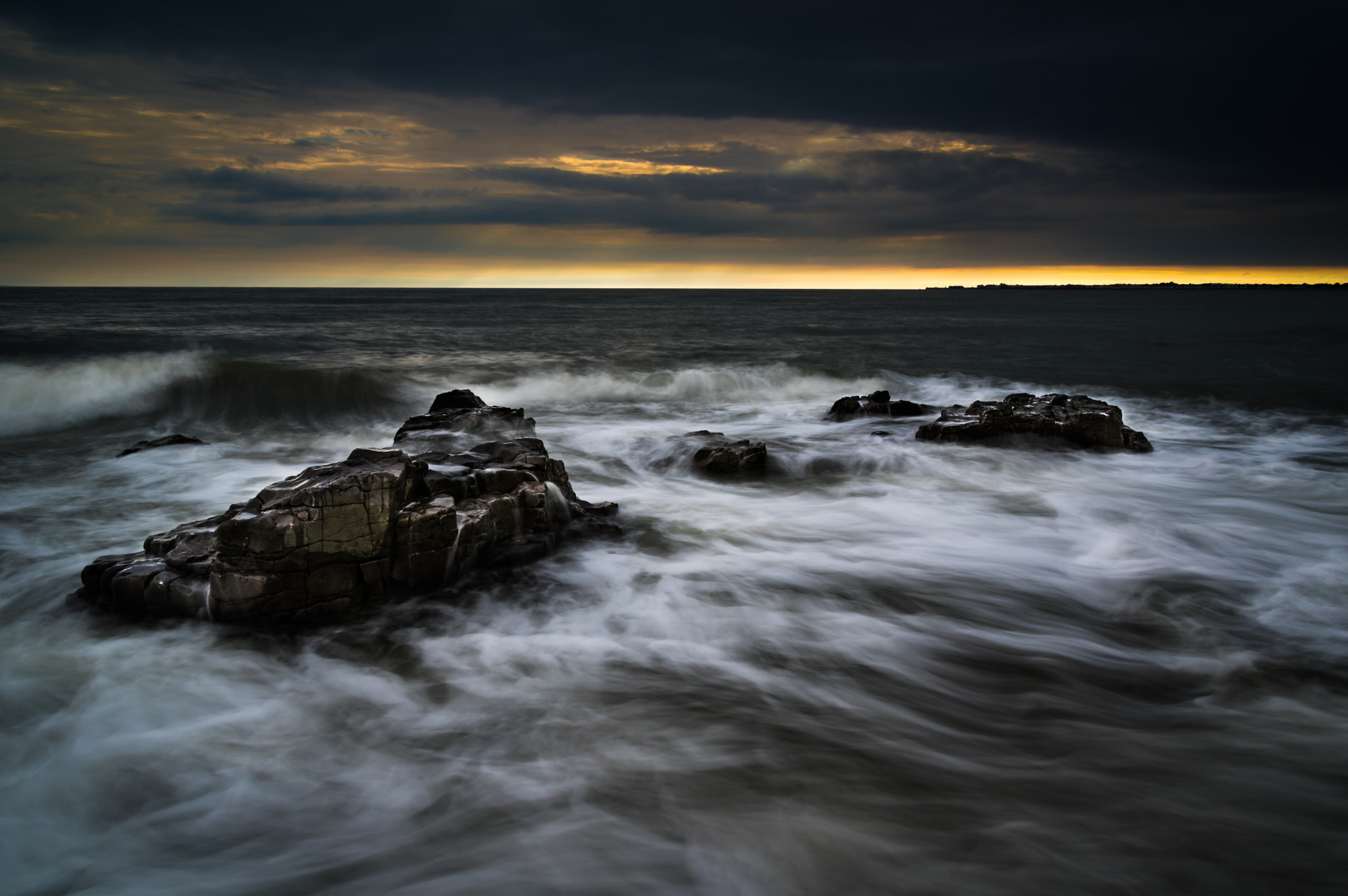 Pentax K-3 II + Pentax smc DA* 16-50mm F2.8 ED AL (IF) SDM sample photo. Ogmore by sea sunset photography