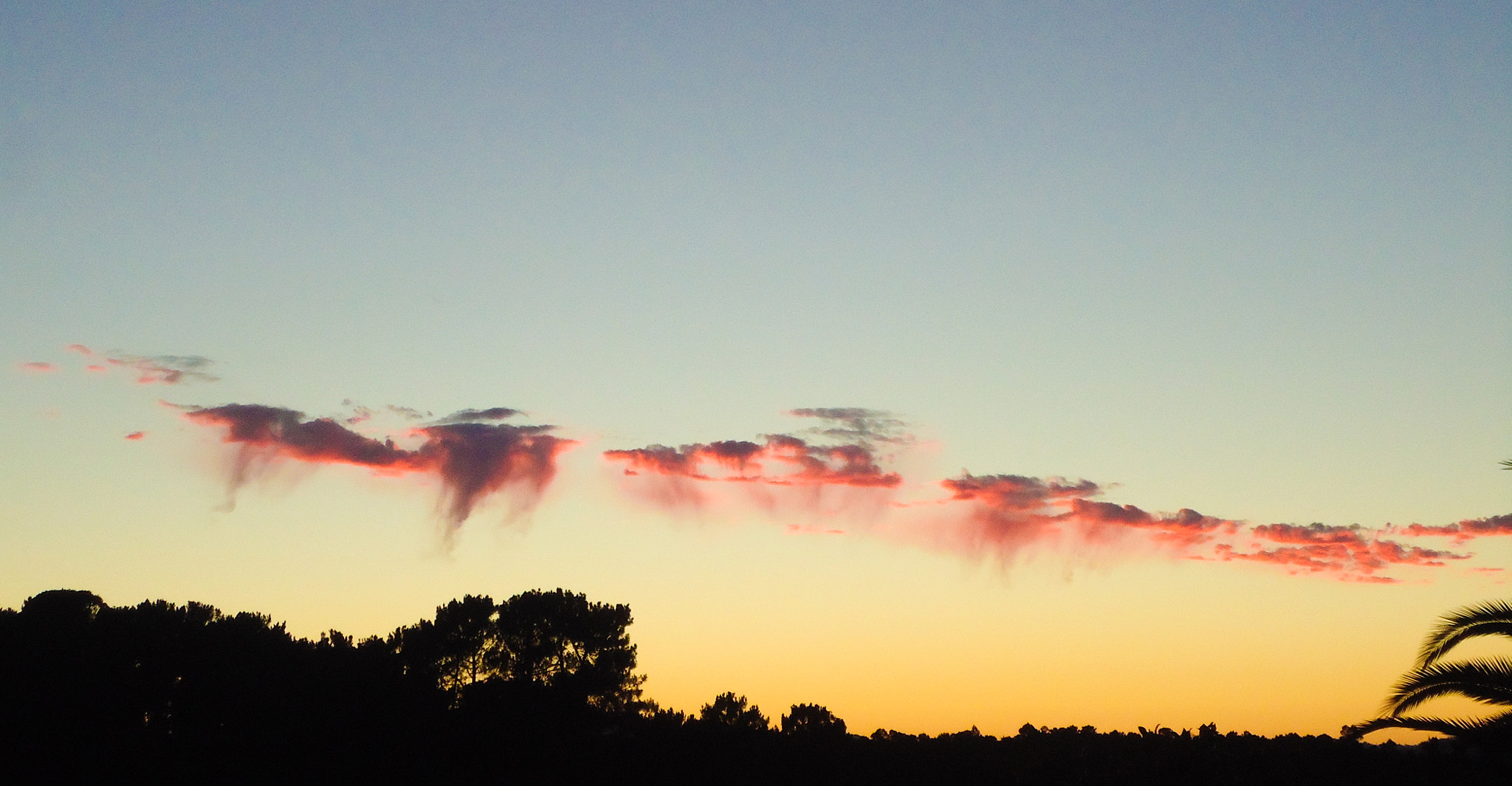 Sony Cyber-shot DSC-W330 sample photo. Bleeding clouds photography