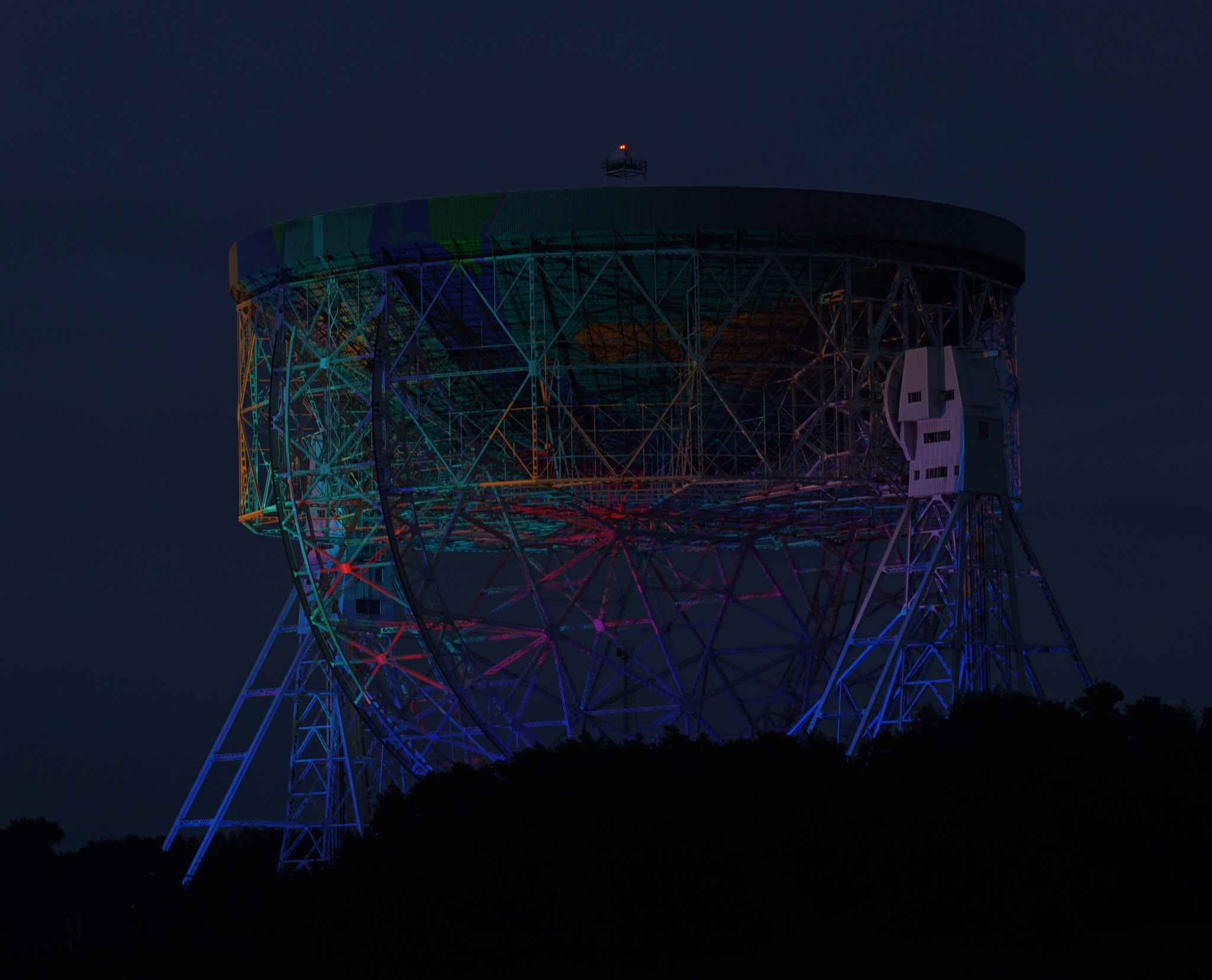 Sony E 18-55mm F3.5-5.6 OSS sample photo. Jodrell bank during jean michelle jarre - bluedot festival photography