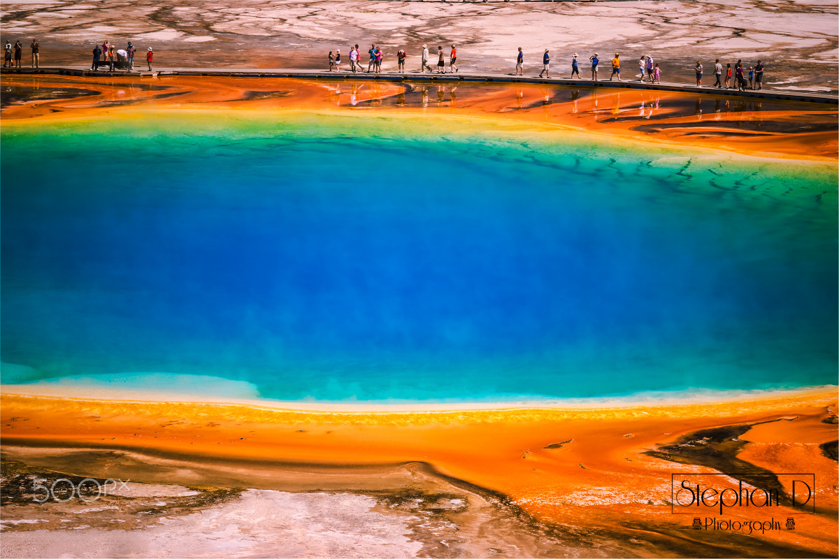 Tamron SP 70-300mm F4-5.6 Di USD sample photo. Grand prismatic spring photography