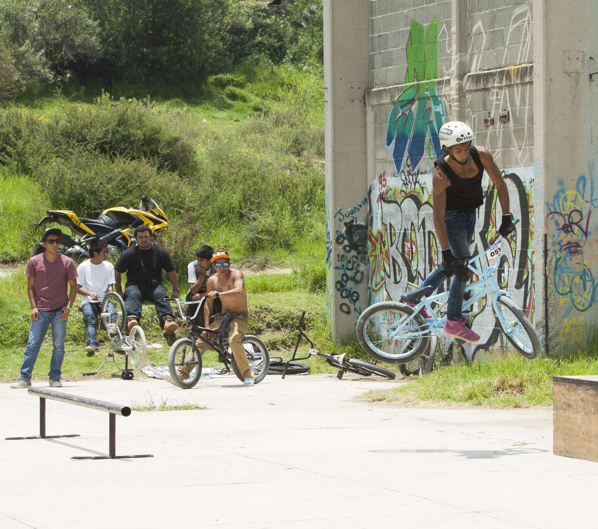 Canon EF 70-200mm F2.8L IS USM sample photo. Bmx photography