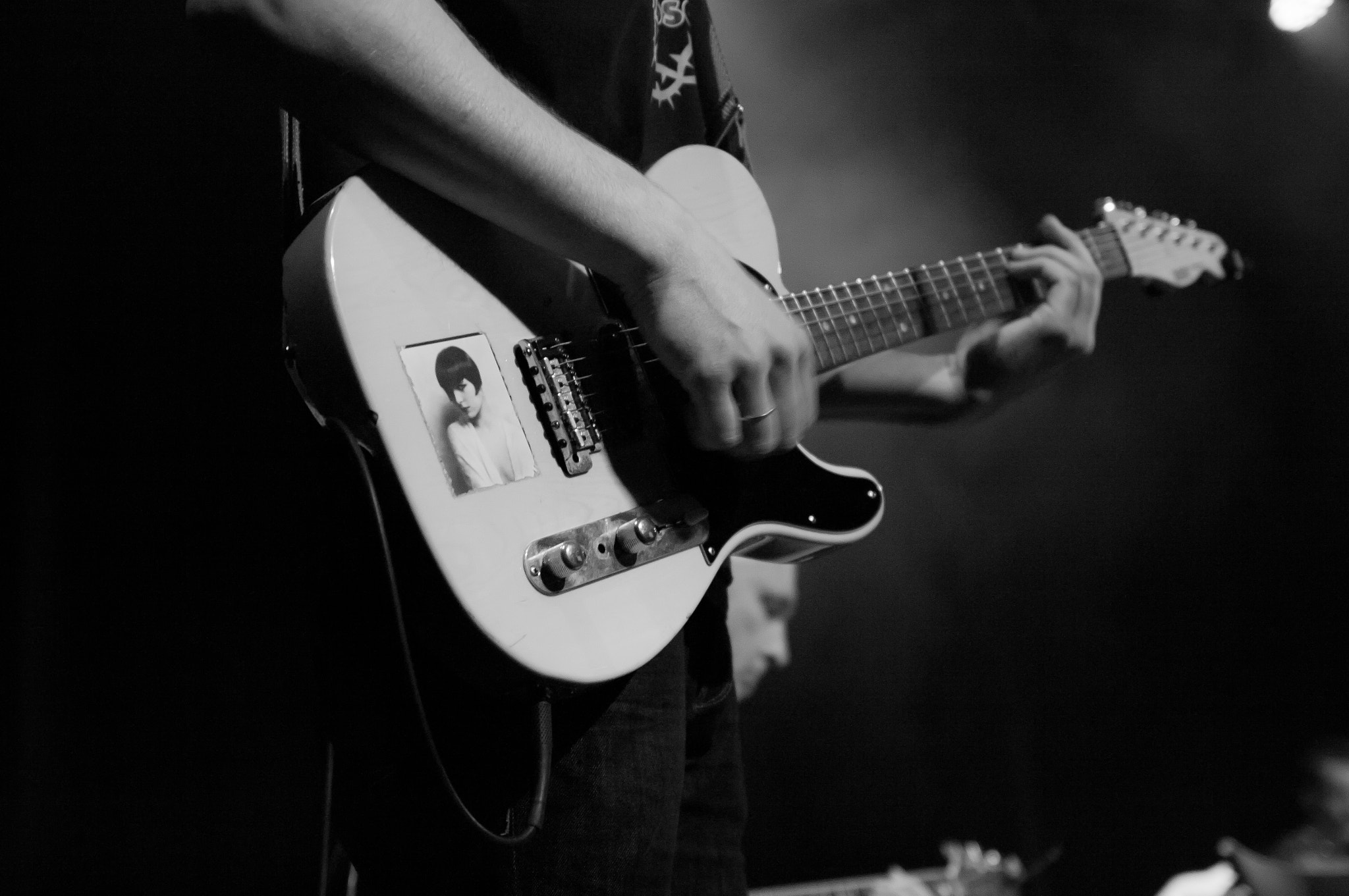 Pentax K20D sample photo. Jeremiah´s telecaster photography