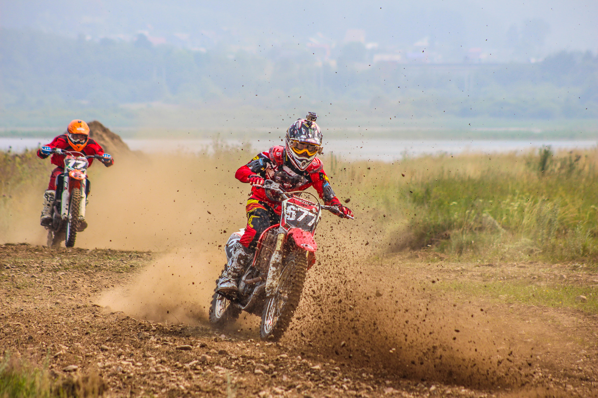 Canon EF 75-300mm f/4-5.6 USM sample photo. Мотокросс photography