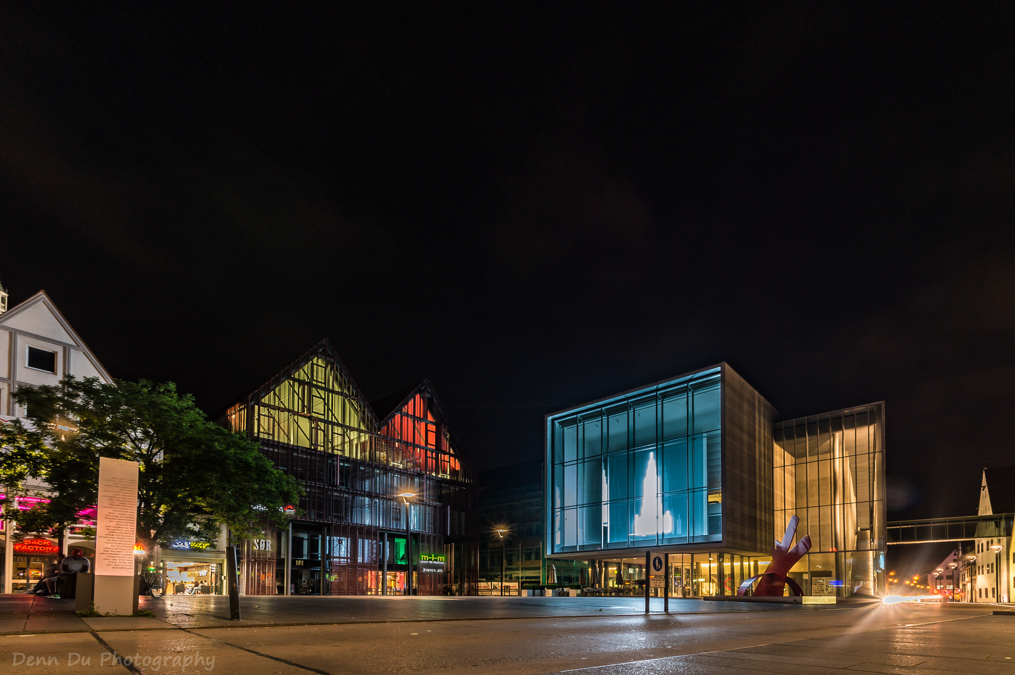 Sony SLT-A58 sample photo. Lichtzieher der ulmer innenstadt photography