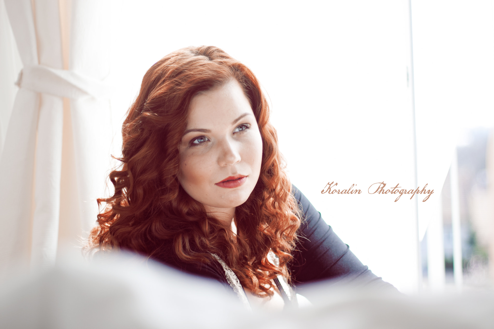 Canon EOS 50D + Canon EF 50mm F1.8 II sample photo. Redhead photography