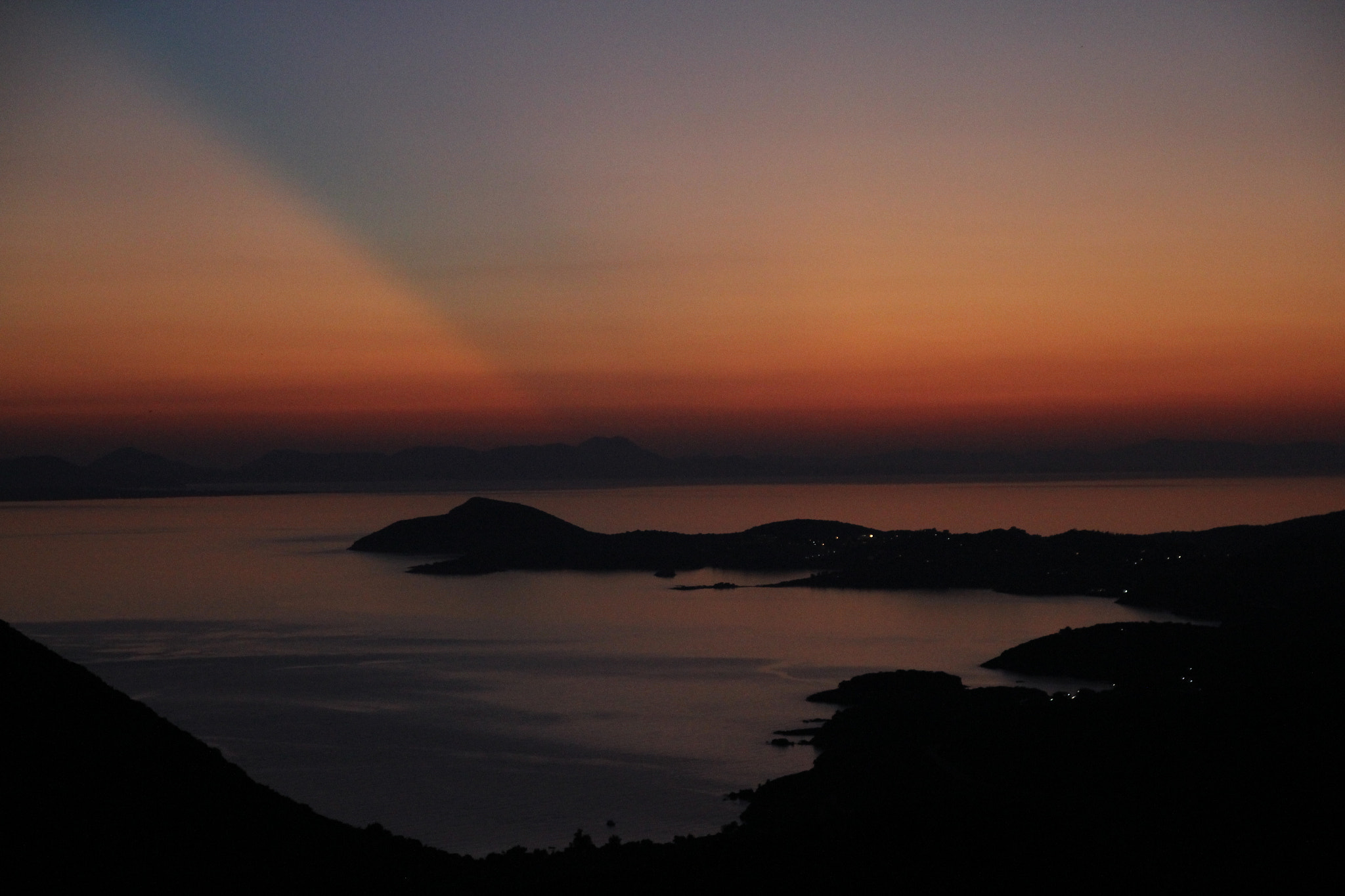 Canon EOS 60D + Sigma 18-50mm f/2.8 Macro sample photo. Ionian sunset photography
