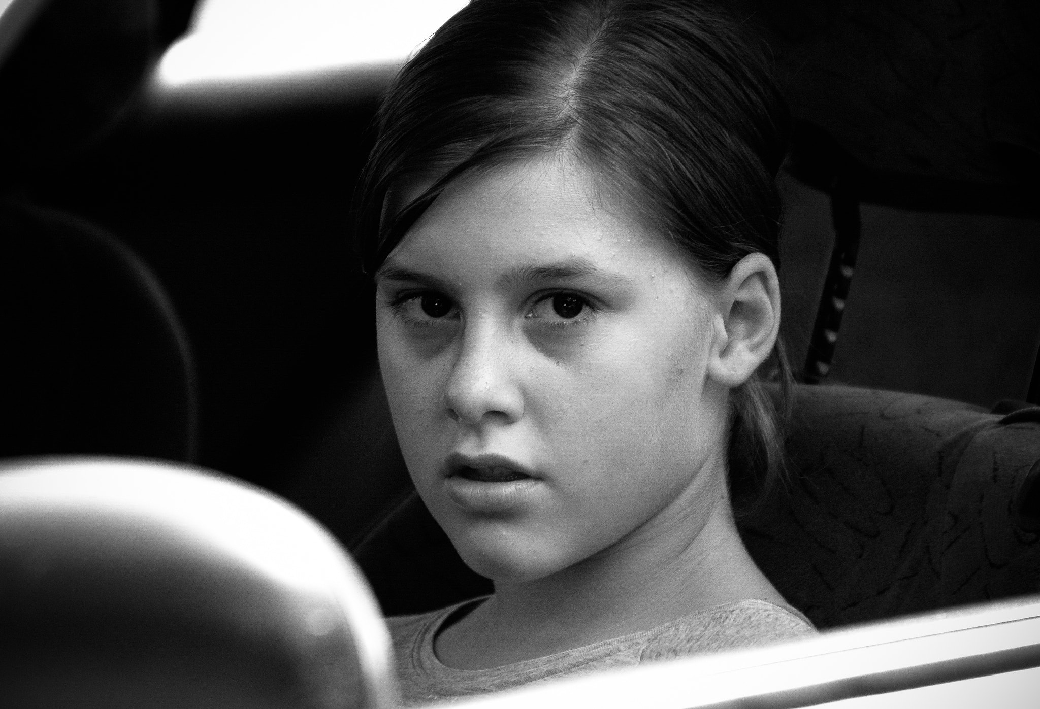 Nikon AF-Nikkor 80-200mm F2.8D ED sample photo. Bw portrait photography