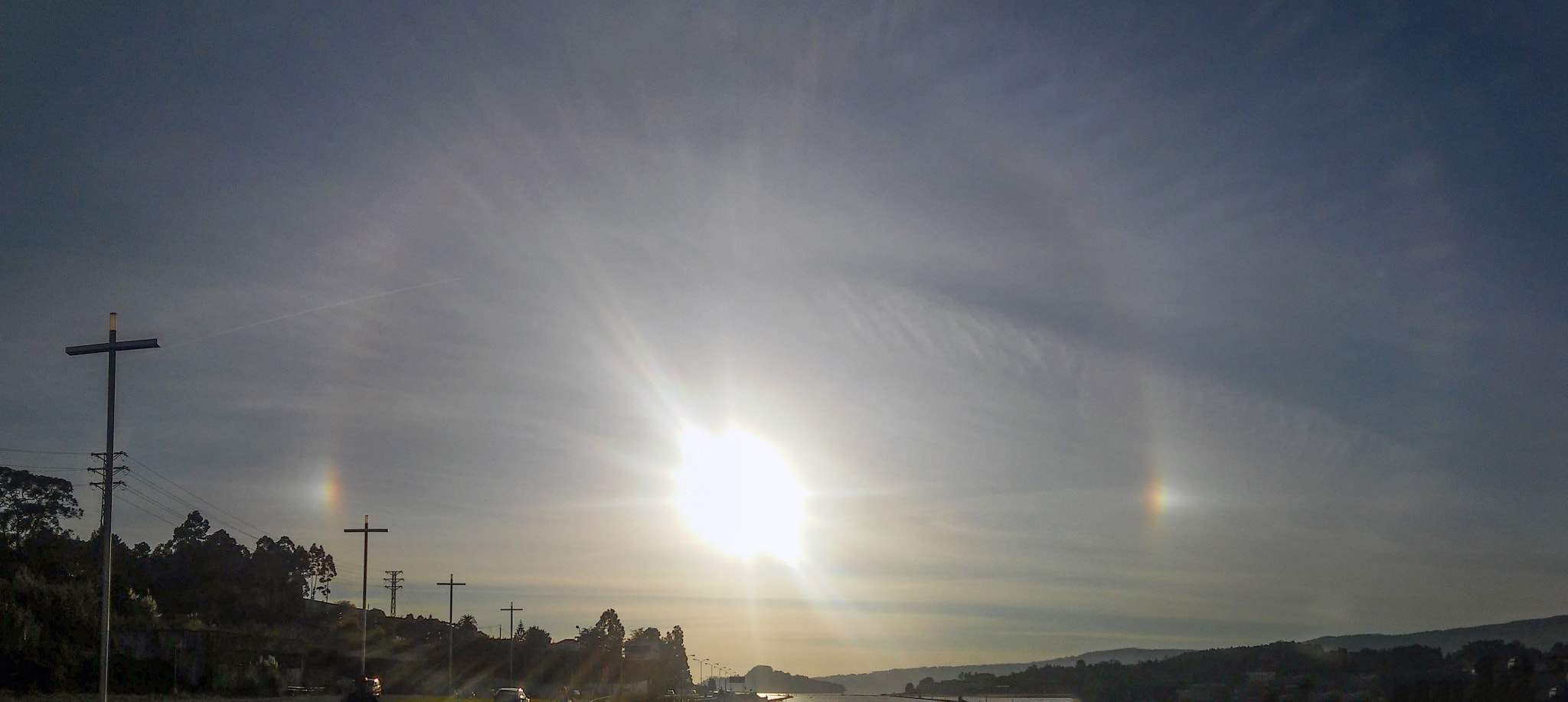 LG D405N sample photo. Sundogs photography