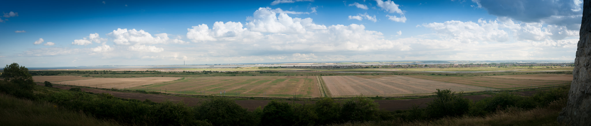 Sony Alpha DSLR-A700 sample photo. Thames estuary panorama photography