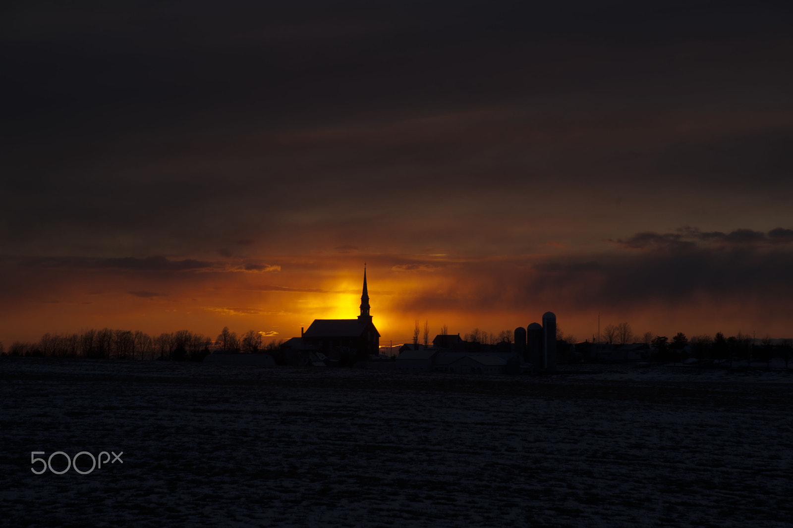 Minolta/Sony AF 24-105mm F3.5-4.5 (D) sample photo. Sunset at st-norbert photography
