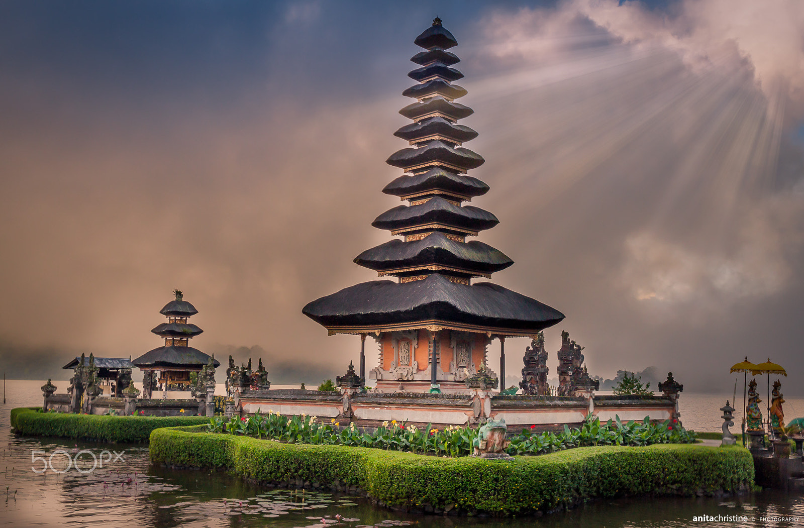 Canon EF 24-70mm F4L IS USM sample photo. Pura ulun danu - bali photography