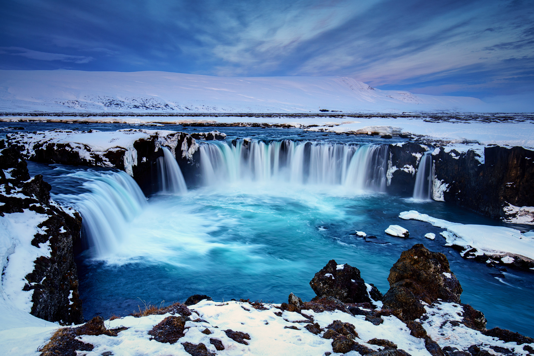 Sony a7R II + Canon EF 16-35mm F4L IS USM sample photo. Goðafoss photography