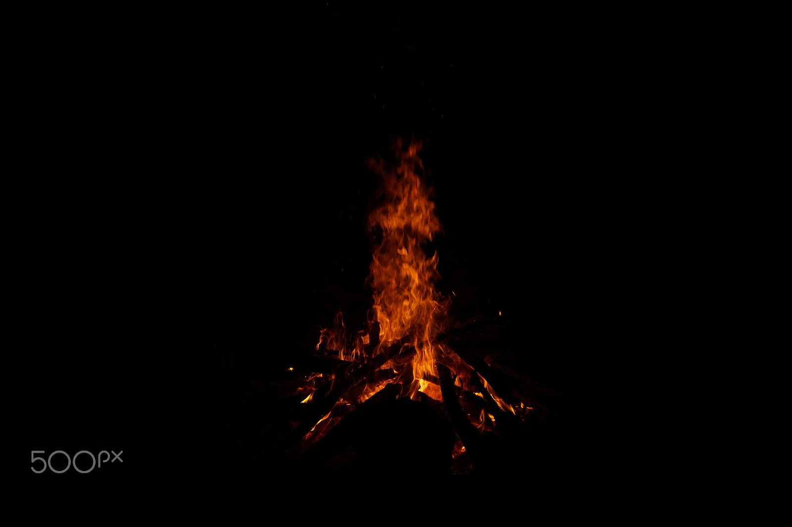 Sony E 18-50mm F4-5.6 sample photo. Camp fire stack photography