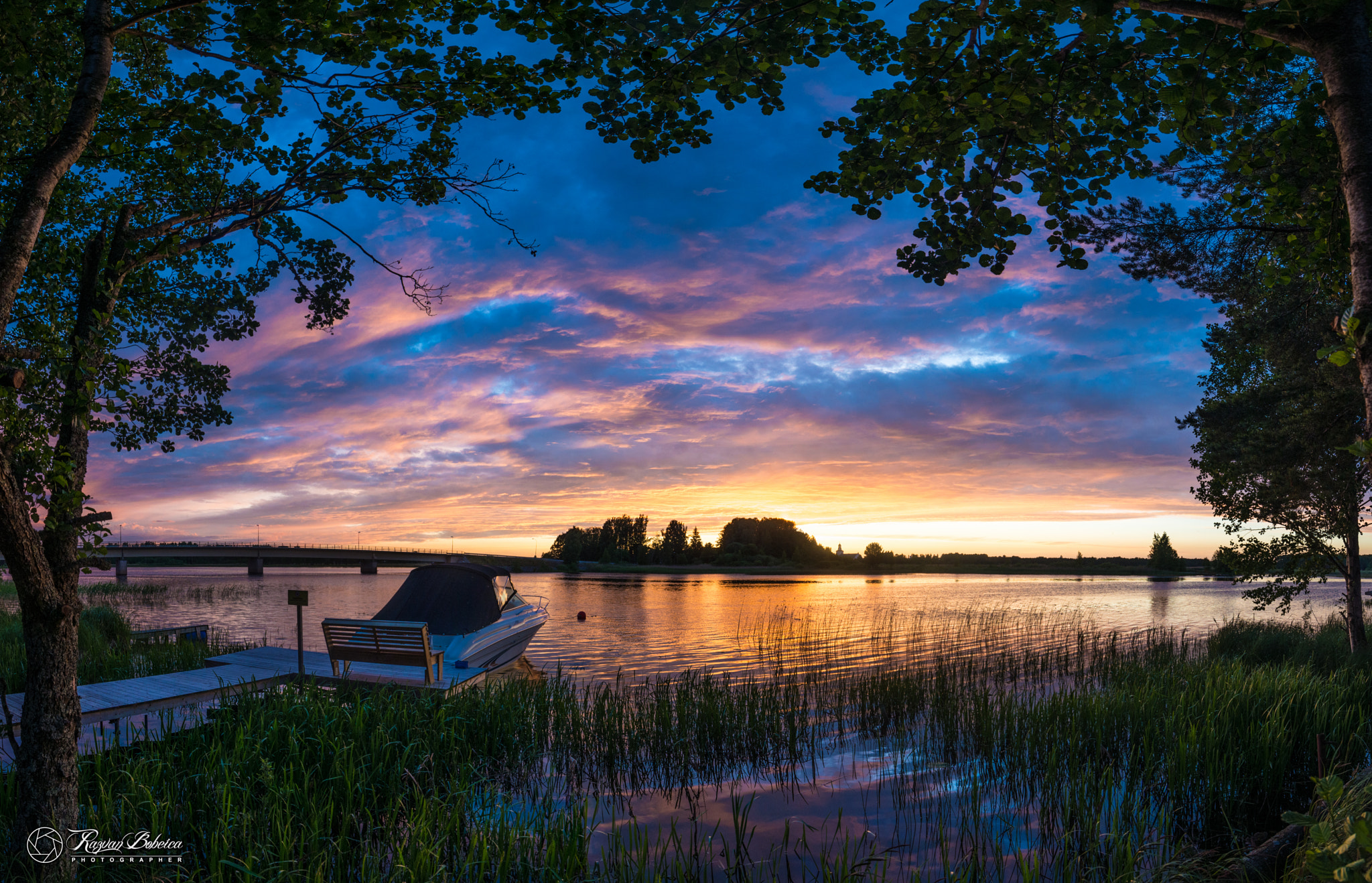 Samyang 14mm F2.8 ED AS IF UMC sample photo. Sunset on the lake svezia 2016 photography
