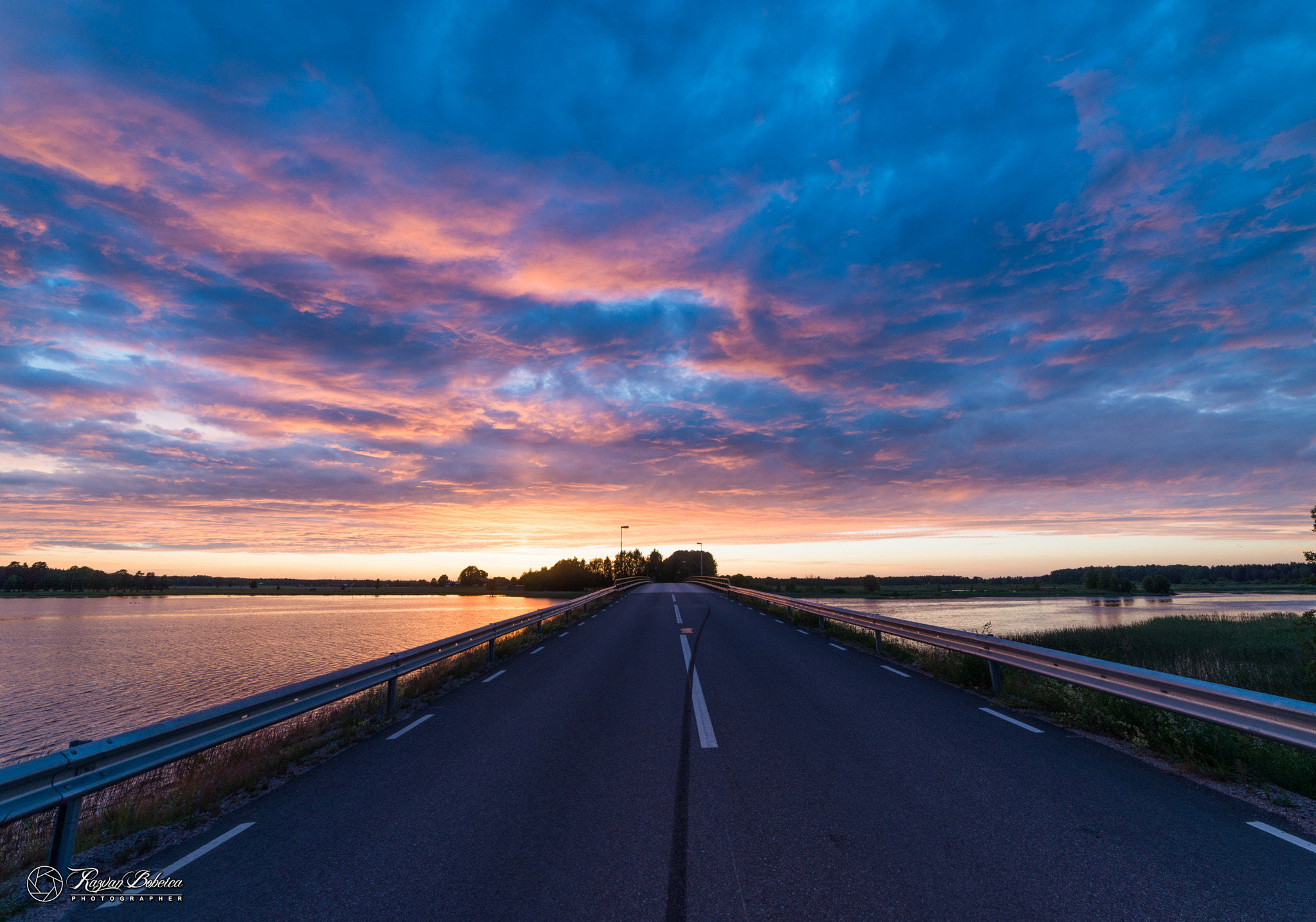 Samyang 14mm F2.8 ED AS IF UMC sample photo. Sunset on the lake svezia 2016 photography