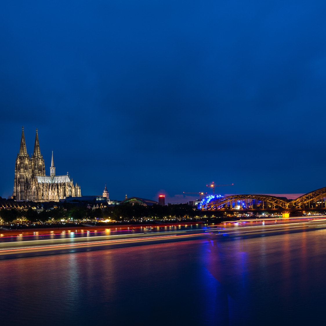 Sony a7R + Tamron SP 24-70mm F2.8 Di VC USD sample photo. Cologne lights 2016 photography