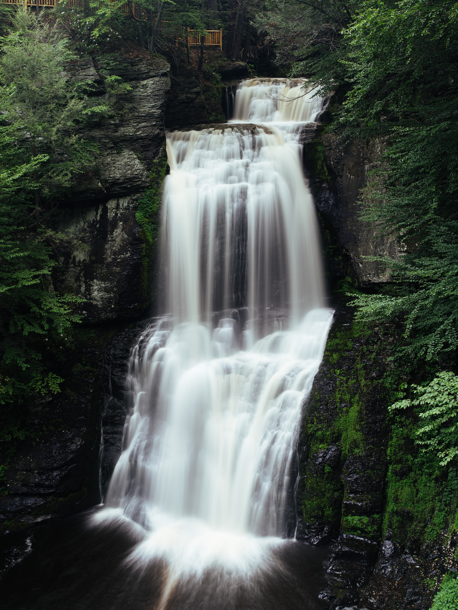 Pentax 645Z + smc PENTAX-FA 645 45-85mm F4.5 sample photo. Bushkill falls photography