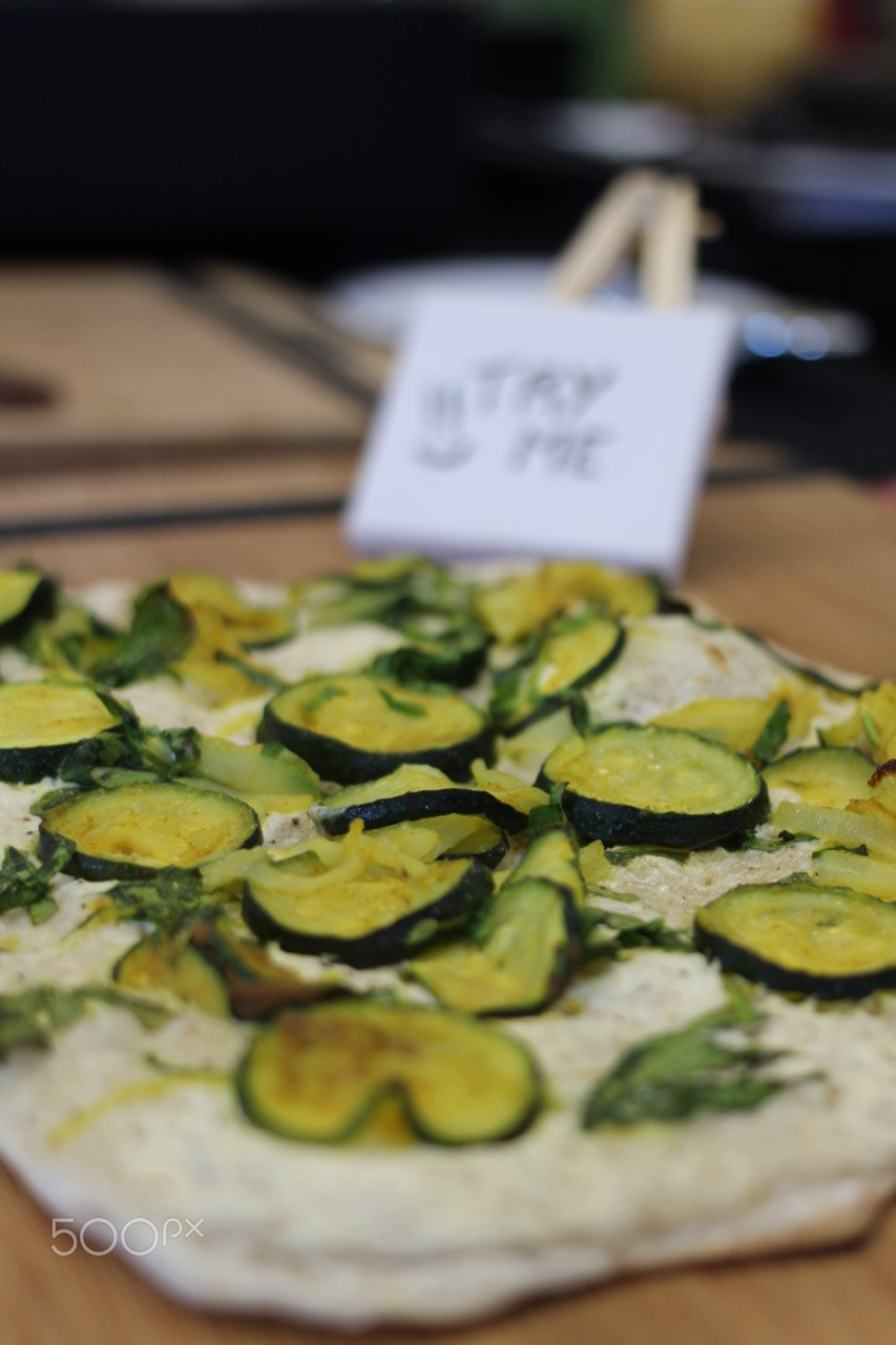 Canon EF 40mm F2.8 STM sample photo. Alsatian tarte flambée photography