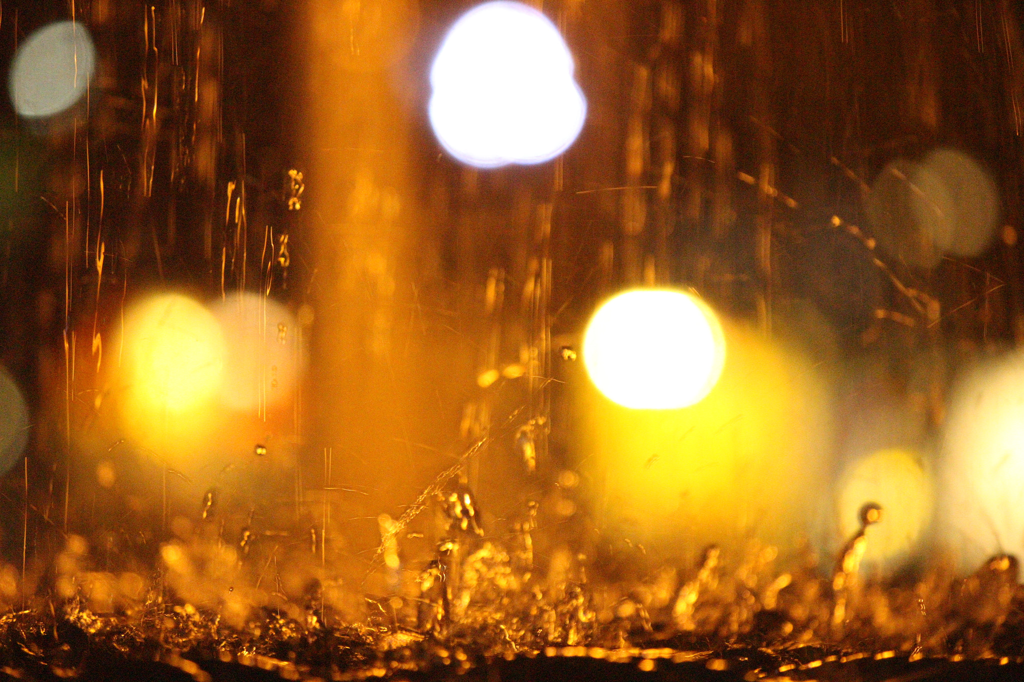 Canon EOS 100D (EOS Rebel SL1 / EOS Kiss X7) sample photo. Water fountain by night photography
