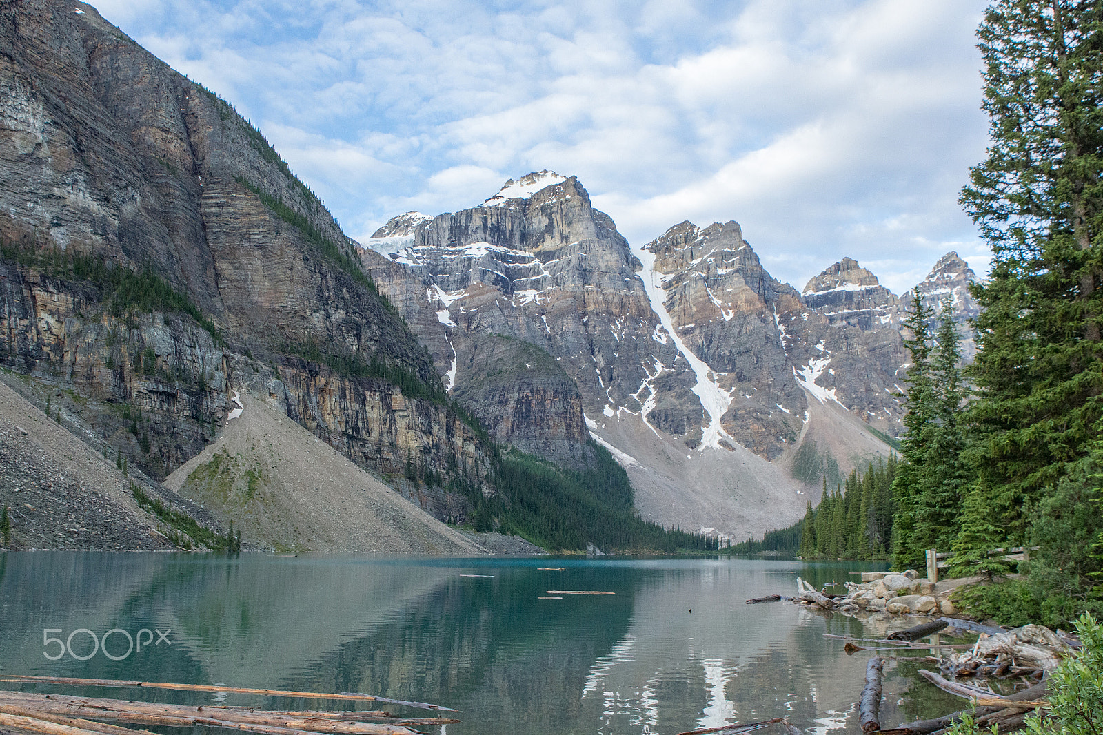 Canon EOS-1D Mark IV sample photo. Sunrise at lake louise and moraine lake photography