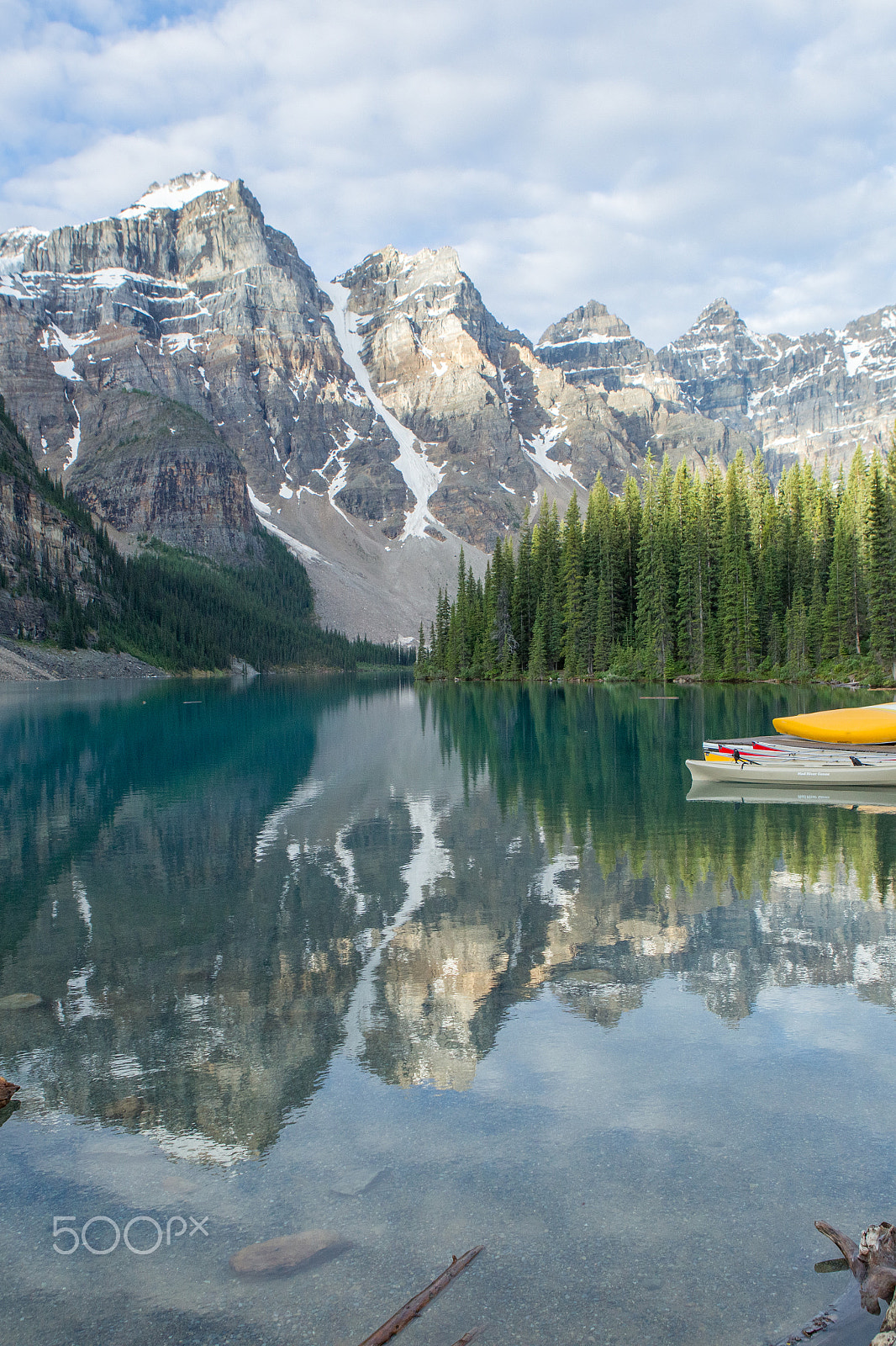Canon EOS-1D Mark IV sample photo. Sunrise at lake louise and moraine lake photography