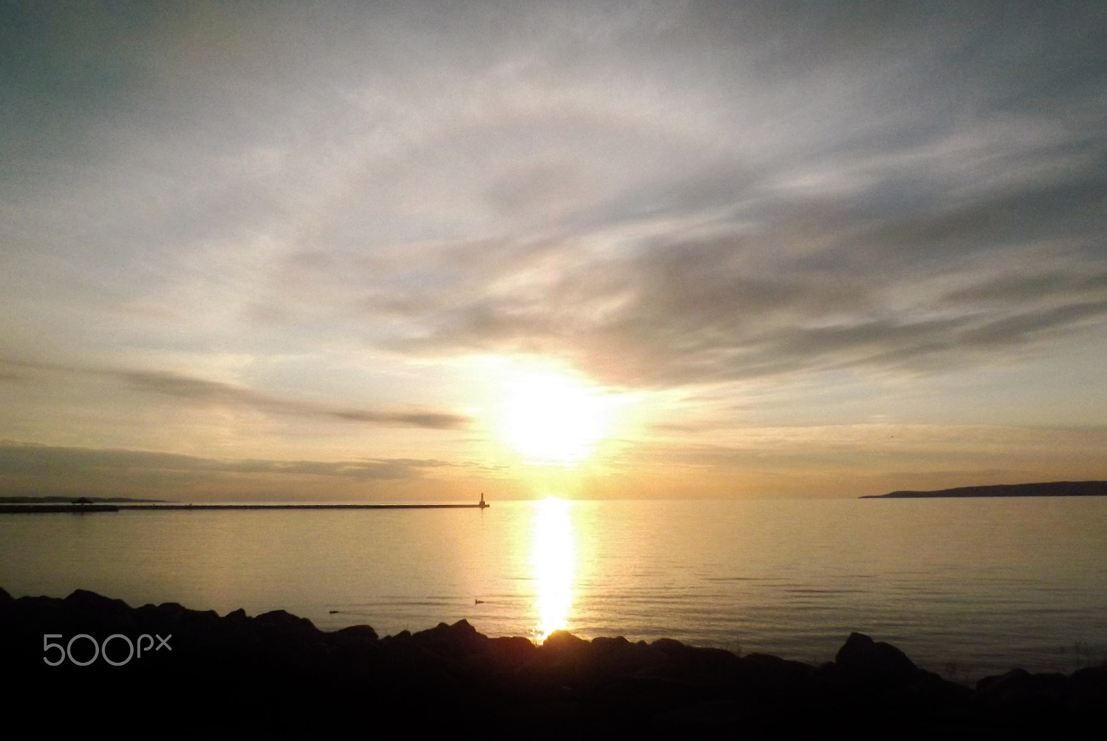 Fujifilm FinePix S4250/Walmart sample photo. Petoskey, michigan sunset photography