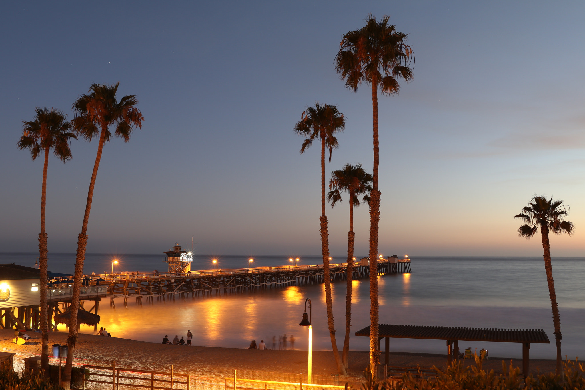 Canon EF 24-70mm F2.8L II USM sample photo. San clemente pier photography
