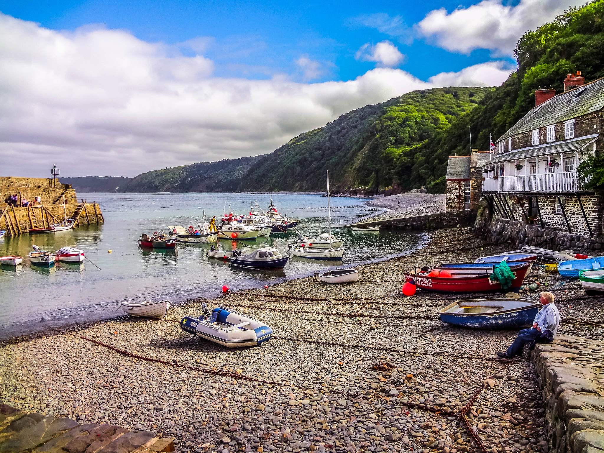 Sony DSC-WX9 sample photo. Clovelly devon photography