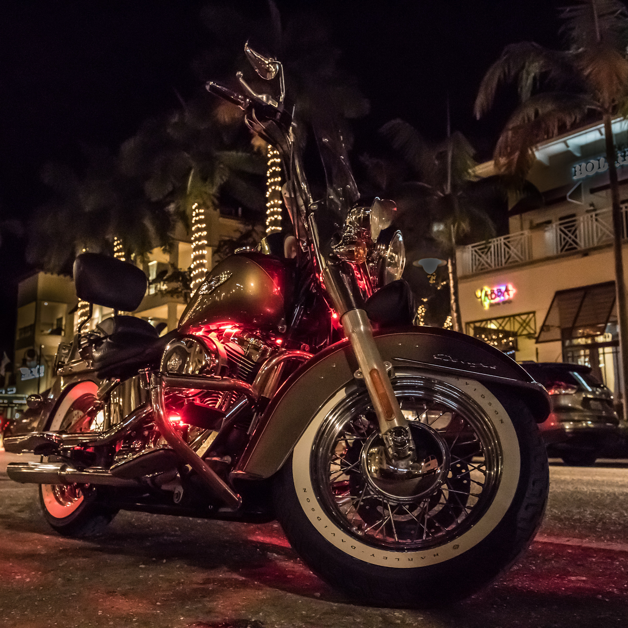 Sigma 18-35mm f/1.8 DC HSM sample photo. Night rider bike photography