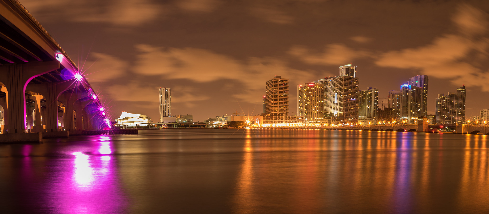 Pentax K-3 + Pentax smc DA 15mm F4 ED AL Limited sample photo. Downtown miami; other side of the bridge photography