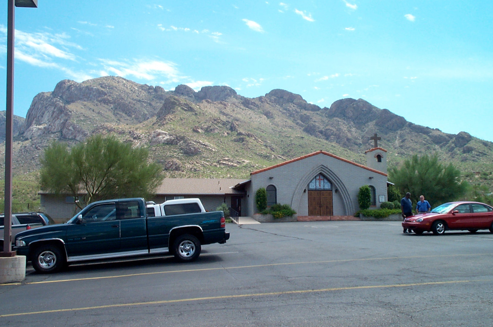 Kodak DC280 ZOOM DIGITAL CAMERA sample photo. Church up near oro valley, arizona photography