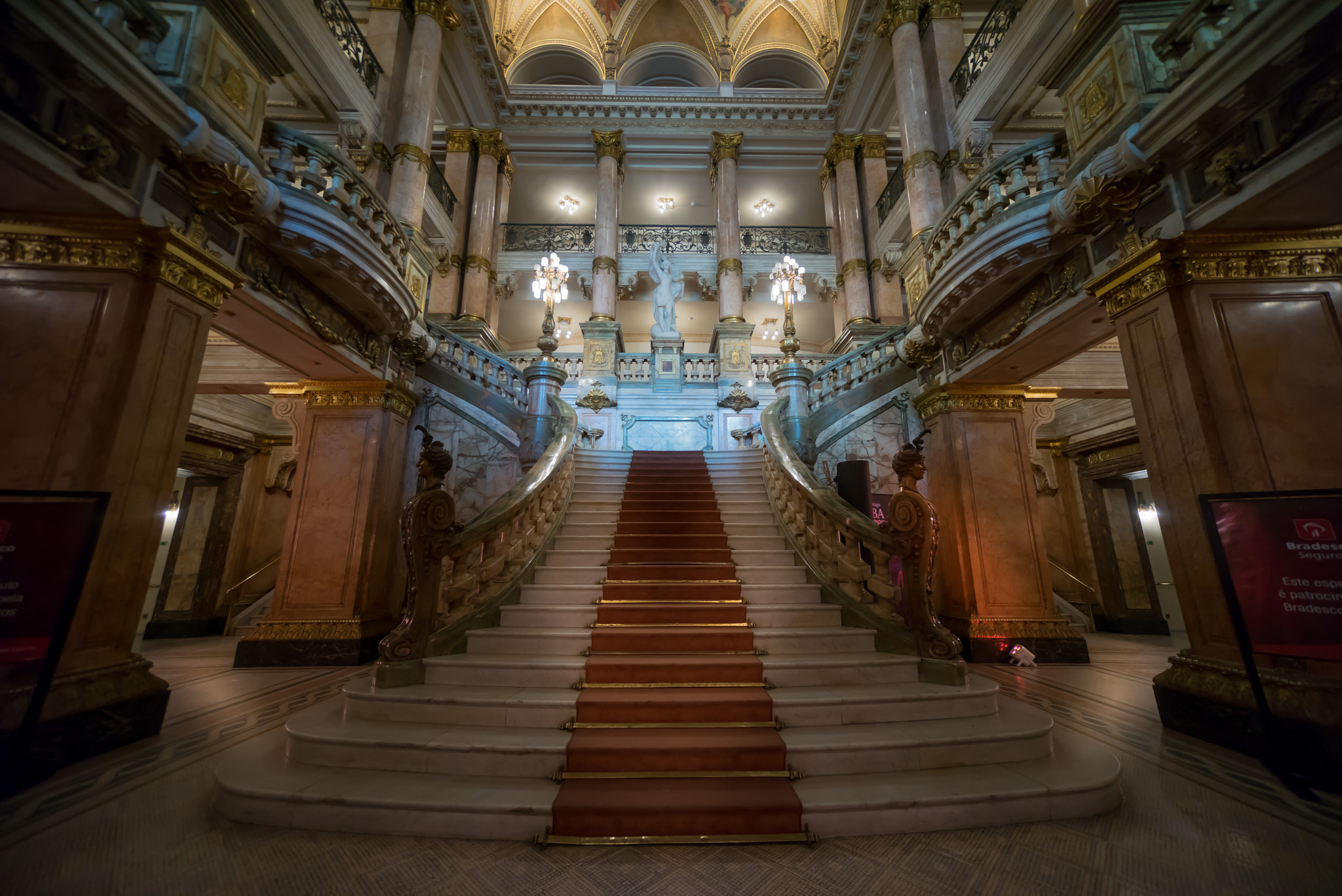 Sony a7R + Sony E 10-18mm F4 OSS sample photo. Municipal theatre of rio de janeiro  photography