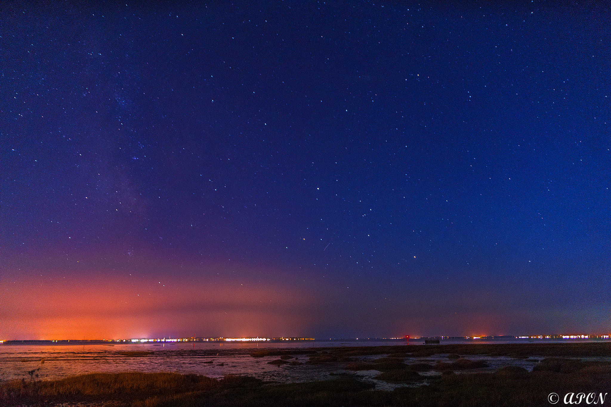 Sony Alpha DSLR-A850 + Sony 28-75mm F2.8 SAM sample photo. Andernos at night photography