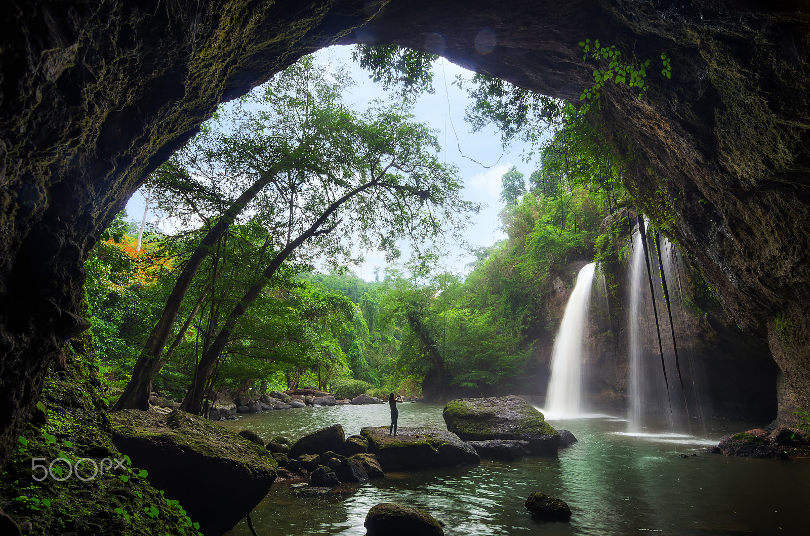 Pentax K-5 sample photo. Heo suwat waterfall photography