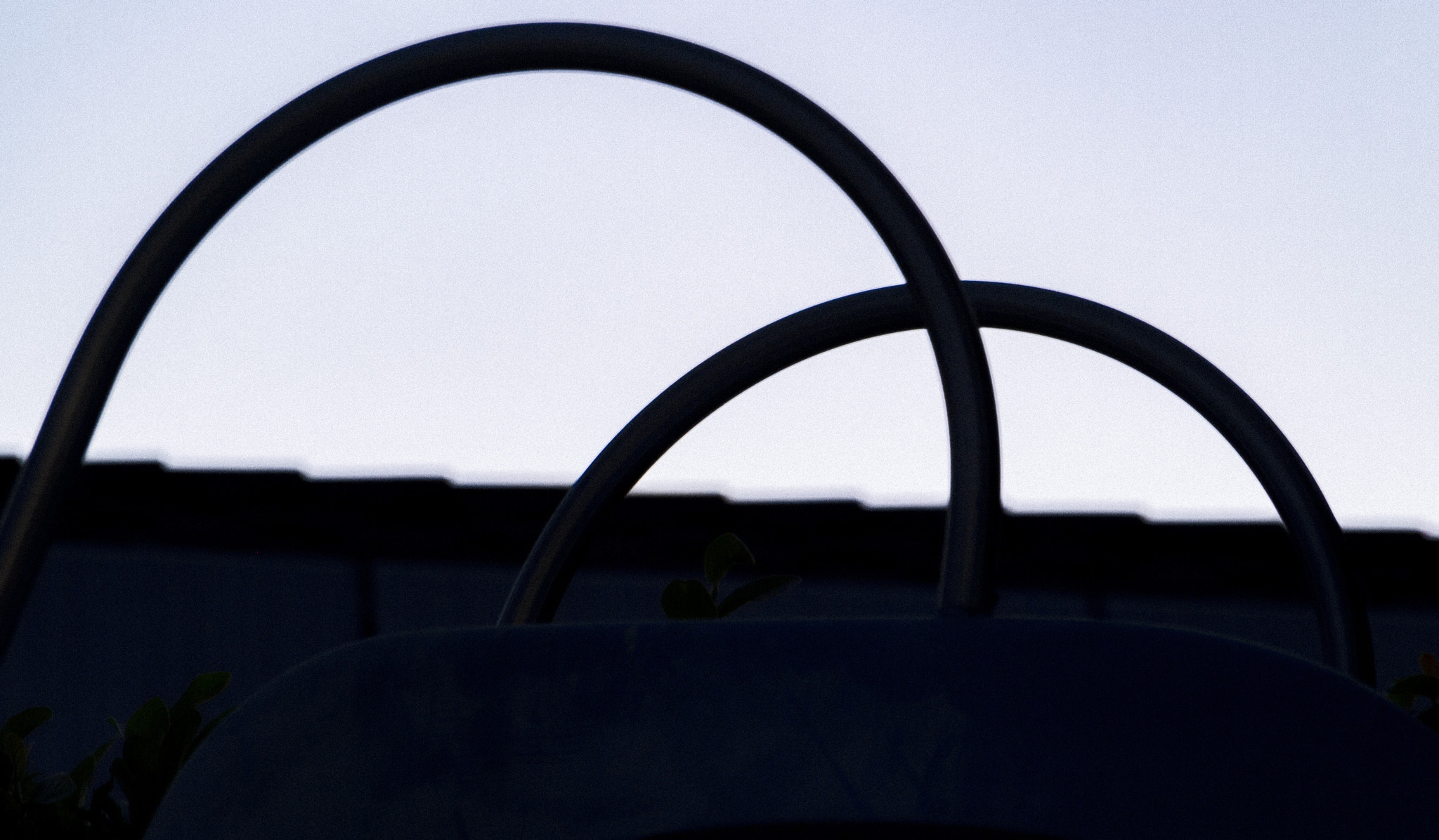 Canon EOS 100D (EOS Rebel SL1 / EOS Kiss X7) sample photo. Pool slide at dusk photography