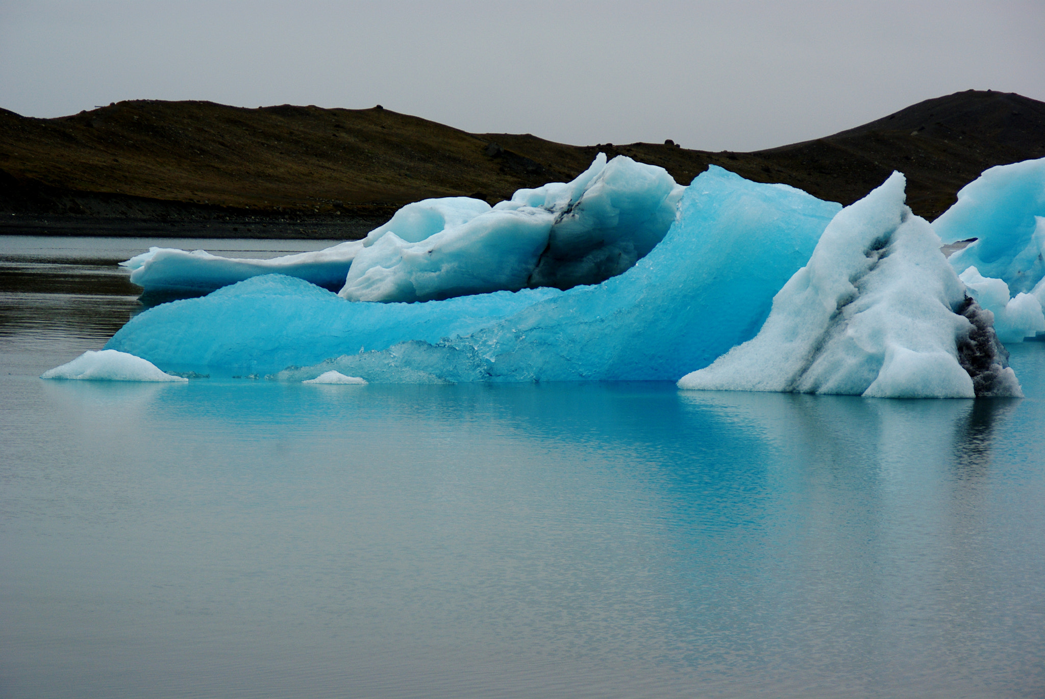 Pentax K200D sample photo. Jökulsárlón iceberg photography