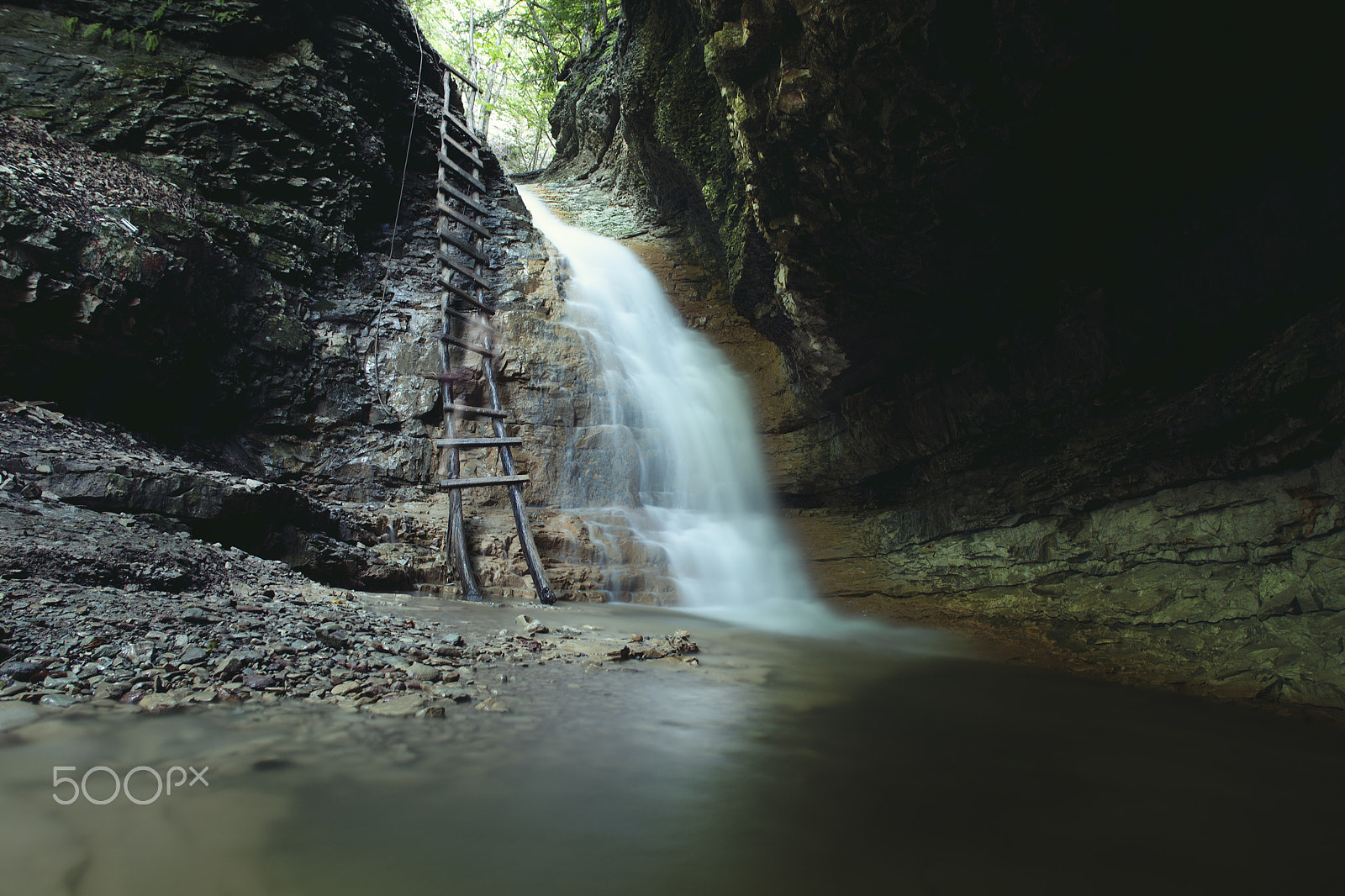 Sigma 24mm f/1.8 DG Macro EX sample photo. Nikhaloy's waterfalls photography