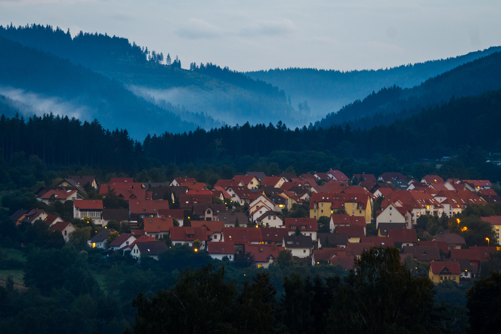 Sigma 70-300mm F4-5.6 APO DG Macro sample photo. German village photography