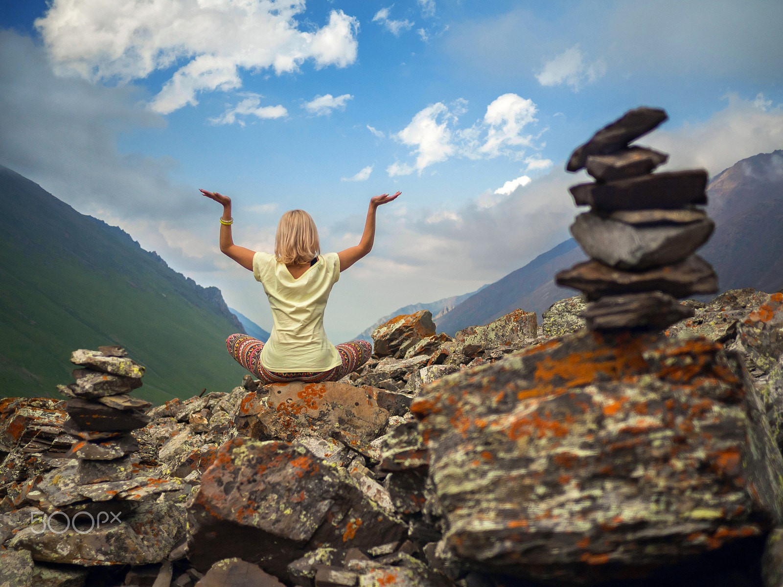 Olympus OM-D E-M10 + Panasonic Lumix G 20mm F1.7 ASPH sample photo. Meditation in the mountains. photography