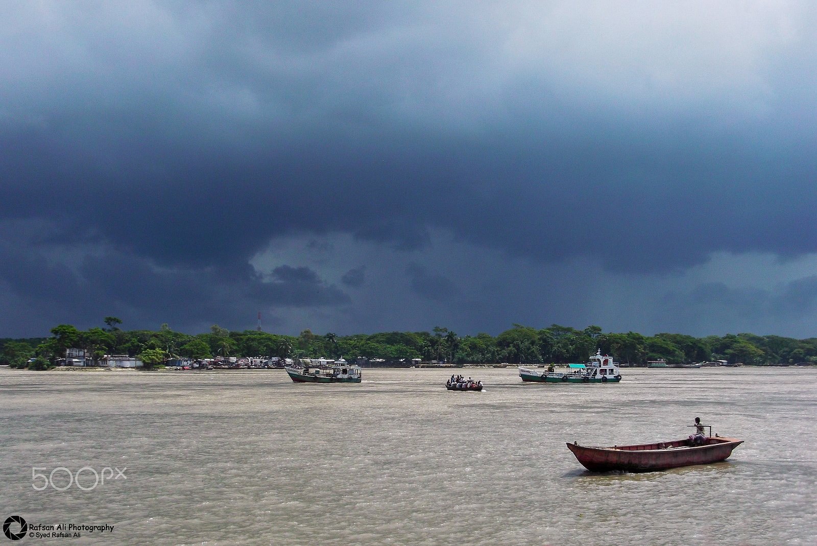 Fujifilm FinePix JV500 sample photo. Kirtonkhola river,barisal,bangladesh photography