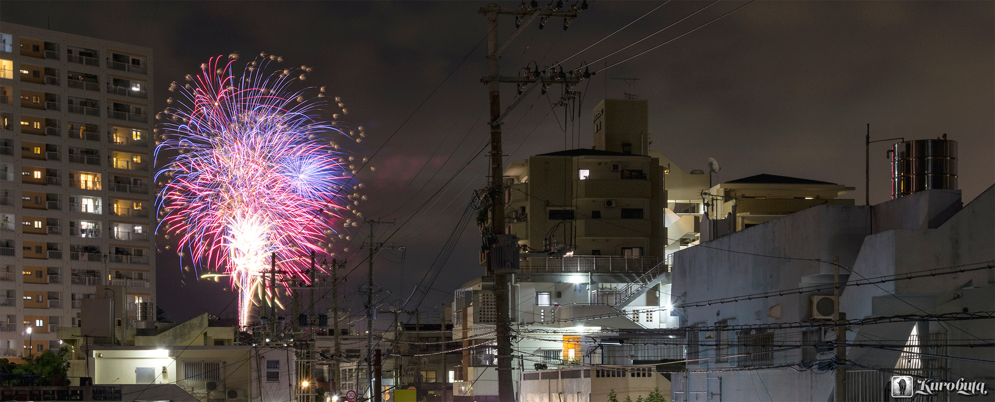 Pentax K-5 IIs sample photo. Fireworks viewing on a street corner photography