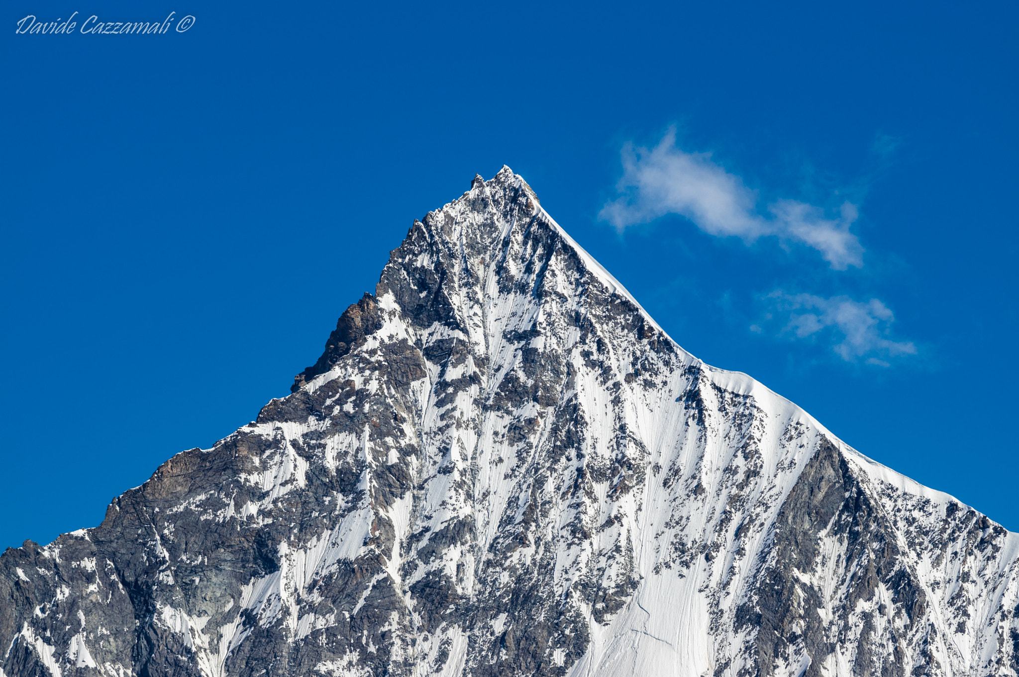 Pentax K-3 sample photo. Weisshorn photography