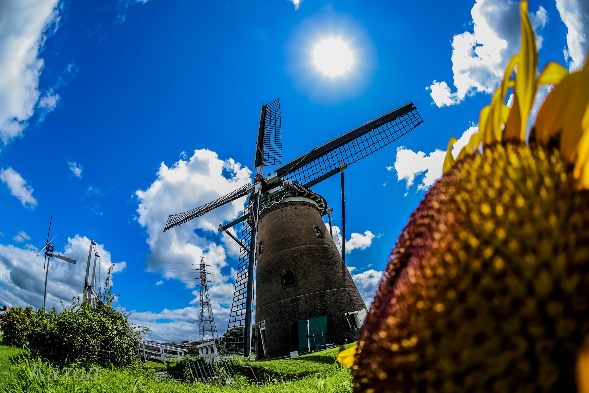 Canon EF 8-15mm F4L Fisheye USM sample photo. Wind mil photography