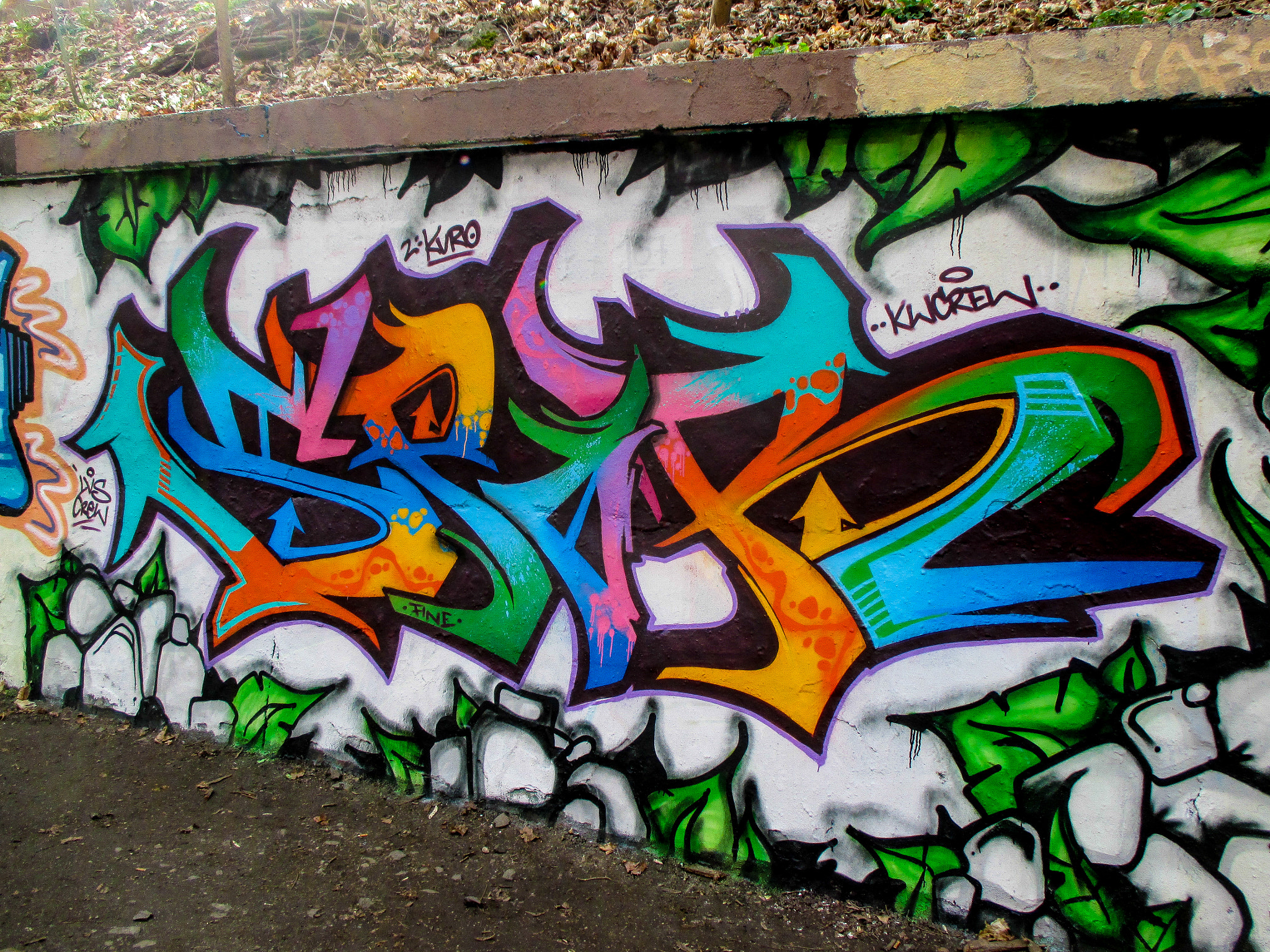 Canon PowerShot ELPH 115 IS (IXUS 132 / IXY 90F) sample photo. Grelles graffiti photography